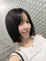 山野愛子美容室 銀座店&nbsp;ショート艶髪切りっぱなしボブモードスタイル