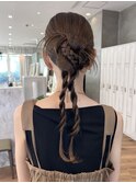 お呼ばれヘアセット