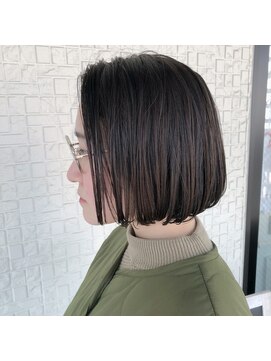 テラスヘア 新潟駅南(TERRACE hair) ミニボブ×アーモンドベージュ