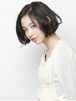 キープへアデザイン(keep hair design) 【自由が丘KEEP三橋】髪質改善パーマトリートメント、黒髪ボブ