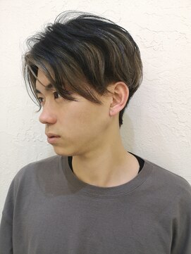 アナ ラーナ(Anna Lanna) 【コントラスト】インナーブリーチ色っぽ前下がり【奥村北斗】