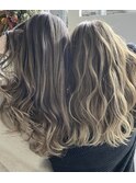 【REDEAL大宮】エアータッチバレイヤージュ[ハイライトメッシュ]