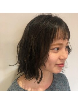 ネオヘアー 曳舟店(NEO Hair) オン眉×ぱっつんボブ（曳舟）