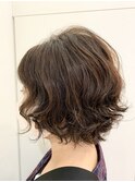 【AMAZING HAIR 中沢店/安達】簡単スタイリング ウェーブボブ