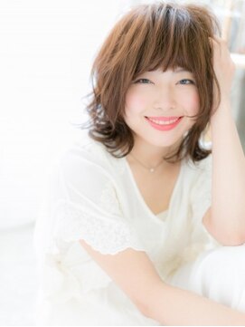 モッズヘア 越谷(mod's hair) ★オレンジブラウン抜け感マッシュウルフボブ20代30代40代★7