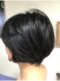 ゆるフワショートボブ