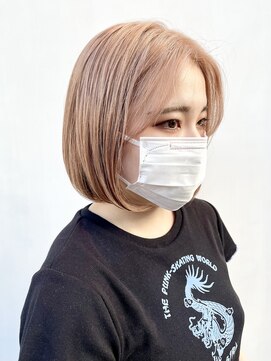 ブリックバイブレイス 千葉 千葉中央(brick by brace) ボブ×ブロンド(千葉/千葉中央)