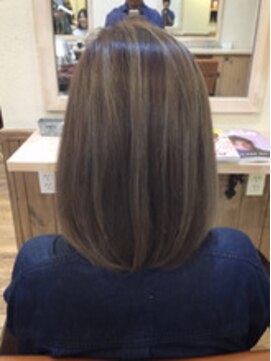 ライツ 富士店(ReiZ) 【ReiZ富士】外国人風ボブハイライトグレージュ☆