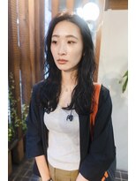 イーズ(e's)&nbsp;【e's中目黒美容室】ロング×柔かい質感ニュアンスパーマ