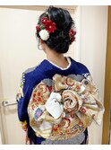 振袖ヘアセット+着付け