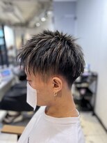 アンシェリ(Ancheri by flammeum)&nbsp;メンズアップバングハイライトスタイル