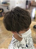 オリーブグレージュマッシュカット