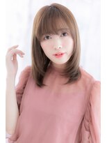 ミック 日暮里店(miq)&nbsp;シースルーバング＆オーガニックカラーウルフレイヤーb1