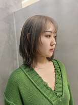 テトヘアー(teto hair) ベージュ　ブロンド　ウルフ