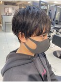 スーツ ツーブロ束感モテる黒髪束感シークレットパーママッシュ