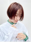 ショート/ボブ/前髪/大人ガーリー/ミニボブ/モード/ツヤ髪[銀座]