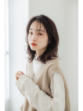 ラエティティア ロコ 刈谷店(Laetitia loco) ミディアム切りっぱなしナチュラル