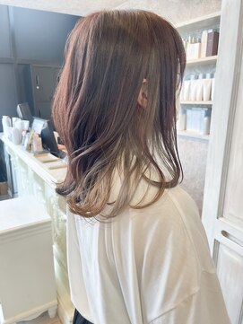 キャアリー(Caary) 福山人気イヤリングカラーアッシュグレージュ10代20代30代小顔