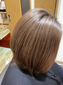 ラファンス 栗林店(LaFENCE) ショートボブ/サンドベージュ