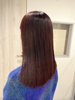 インク(inc)&nbsp;カシスレッド/ブリーチなしのダブルカラー