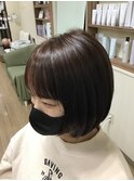 髪質改善+グラデーションボブ