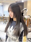 顔周りカット　レイヤーカット　髪質改善　デザイン