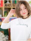 かきあげバングイヤリングカラー小顔ミニボブh3戸頭20代30代40代
