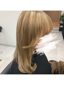 アオアクア バイ グルグル 小岩店(ao akua by GULGUL) ハイライトカラー