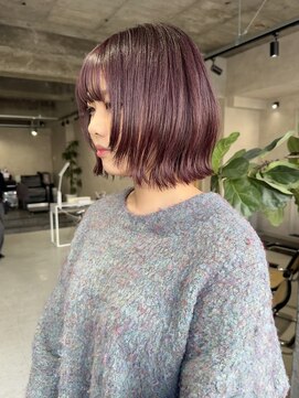 ネアー 新潟(NEER) 青みピンク＊ブリーチカラー