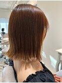 透明感マロンベージュ