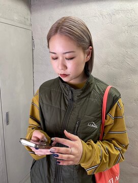 マジコ 原宿(Magico) ホワイトグレージュ/デジタルパーマ/チェリーブラウン/原宿