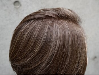 ヘアサロン ハクギンザ(hair salon haku GINZA)の写真/白髪をぼかすハイライトで抜群の透明感[髪質改善/縮毛矯正/ハイライト/インナーカラー/銀座/東銀座]