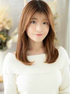 カバーヘア ブリス 川口(COVER HAIR bliss) 艶感ストレートうぶバングモテ髪小顔レイヤーc7川口20代30代40代