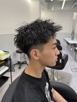 ビカムメンズヘアー 栄店(become men's hair)&nbsp;スパイキーショート/縦落ちパーマ/ツイストスパイラルパーマ