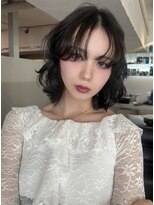 サロン ド ビカ(Salon de bika)&nbsp;レイヤーボブ×ラベンダーブラック