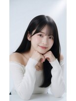 コートフィールエー(CO_T feel.a)&nbsp;白髪ぼかし×縮毛矯正。顔まわりのニュアンスで魅せる理想の髪質