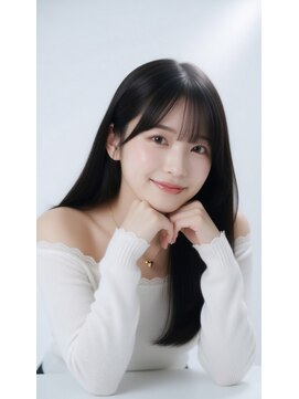 コートフィールエー(CO_T feel.a) 白髪ぼかし×縮毛矯正。顔まわりのニュアンスで魅せる理想の髪質