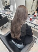 ブリーチありで作るグレージュ