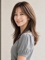 サーカス バイ ビュートリアム 青山(CIRCUS by BEAUTRIUM)&nbsp;白髪ぼかしハイライト 脱白髪染め レイヤー 40代50代 表参道