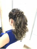 ボリュームポニーアレンジ【ブライダルヘアメイク　立川/袴】