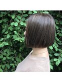 細ハイライトボブ