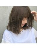 オリーブグレージュ/ミディアム/アッシュブラック/骨格矯正