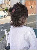 インナーカラー×簡単アレンジ