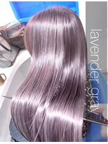 ウーロス(uros.) グレー×ラベンダーカラー