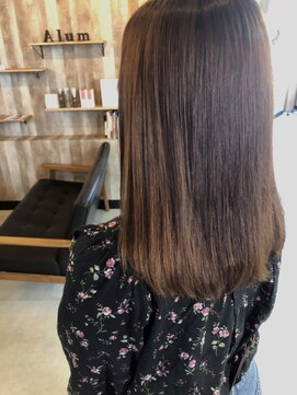 アルム(hair salon Alum) 『 気になる癖髪改善に☆ ナチュラル縮毛矯正ストレート 』