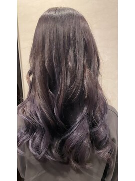 六本木美容室 西麻布店 グラデーションカラー　パープル◎イルミナカラー