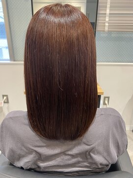 オールマイティービューティーモア(ALLMYTEA Beauty more+) 大人ミディアム/艶髪ピンクブラウン/[大宮駅]