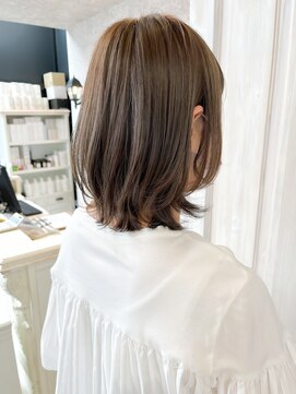 キャアリー(Caary) 福山美容室caary大人気イルミナカラー　オリーブベージュ