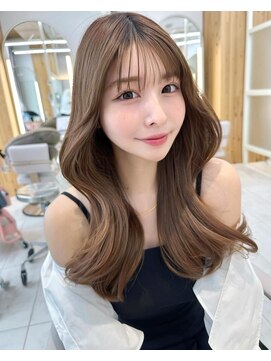 アフロートリノ(AFLOAT Leino) 大人可愛い韓国ヘア レイヤーカット くびれヘア 似合わせ#