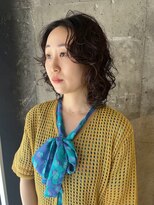 ハマモト&nbsp;レイヤー　パーマスタイル